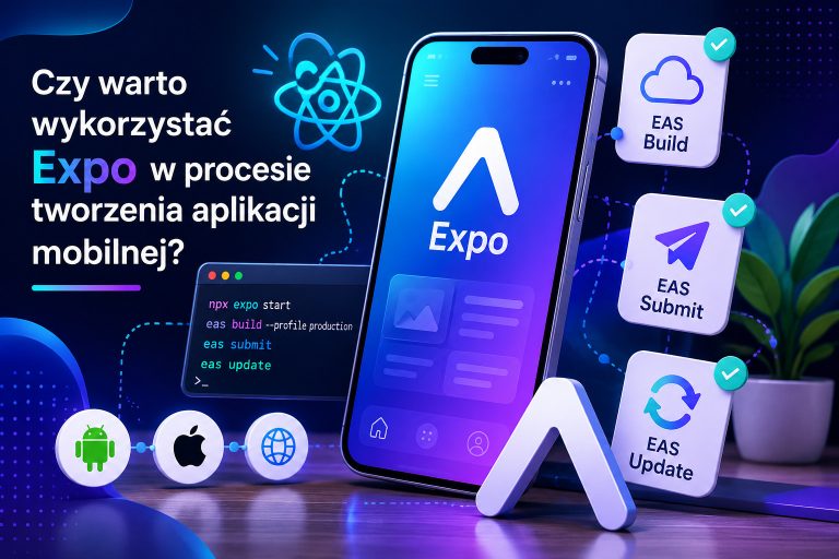 Wizualizacja ekosystemu Expo do tworzenia wieloplatformowych aplikacji mobilnych w React Native